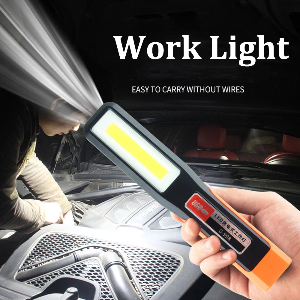 Helius Car Garage Mechanic Lamp Rechargeable Flashlight Magnetic COB LED Work Light