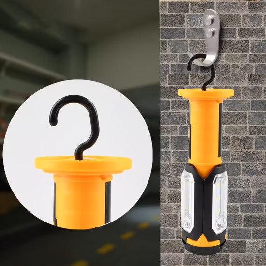 Brightenlux Tragbare Taschen-Magnetinspektion, wasserdicht, 90 Rotation, flexibler Magnet, Powerbank, leistungsstarkes COB-LED-Arbeitslicht